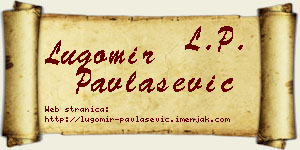 Lugomir Pavlašević vizit kartica